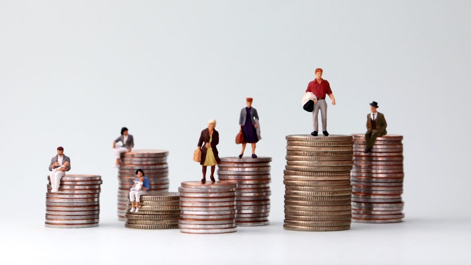people sitting on their pension pot