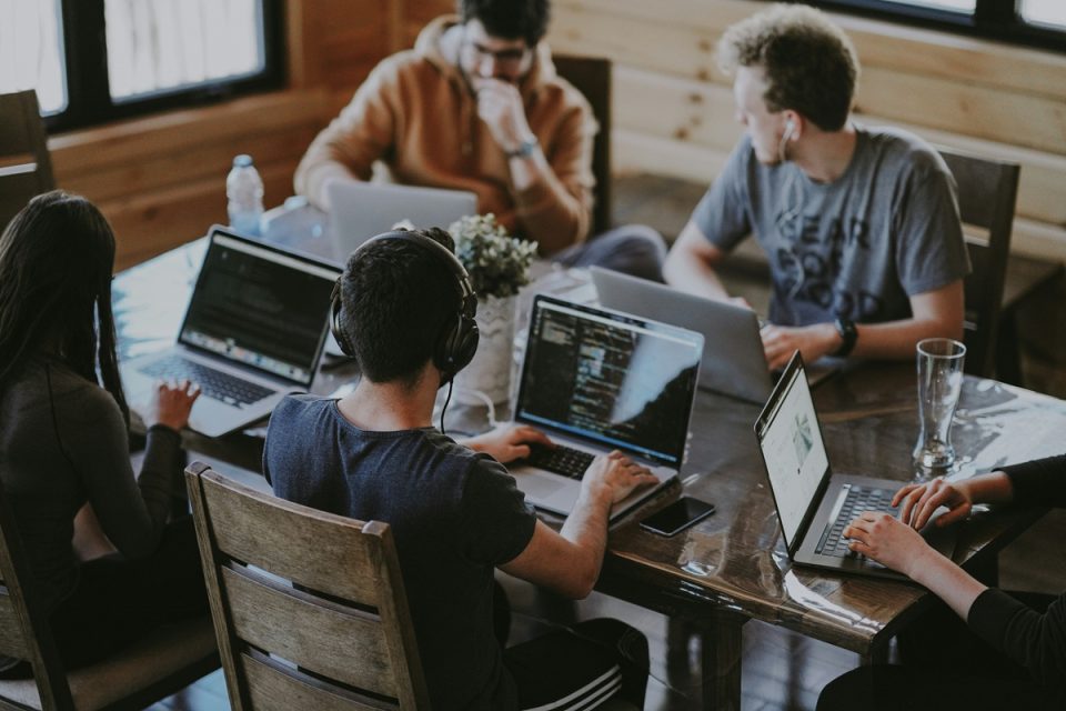 gen z workforce at desk